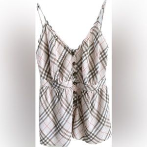Authentic Burberry babydoll top